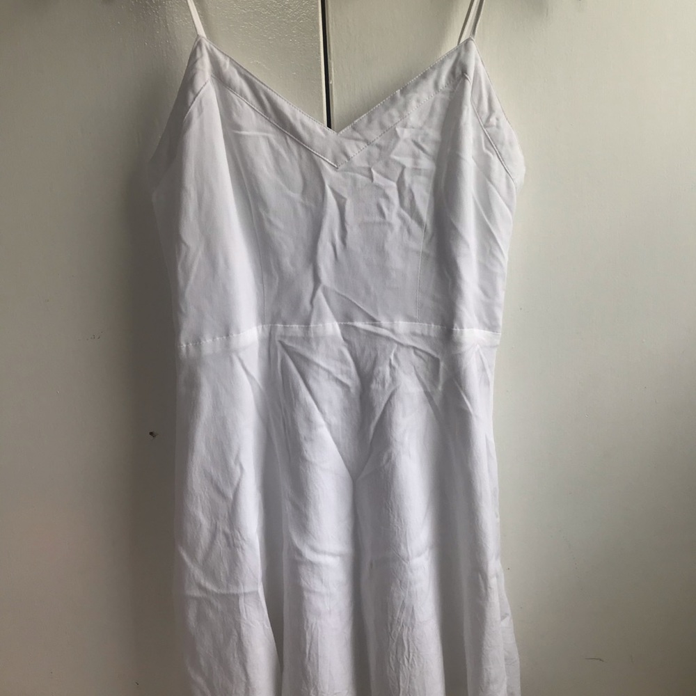 White mini dress